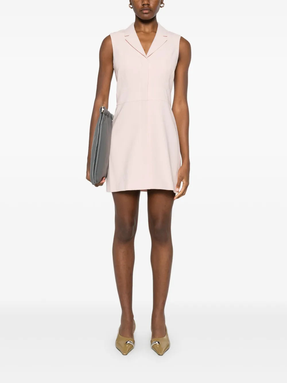 Crepe Mini Dress