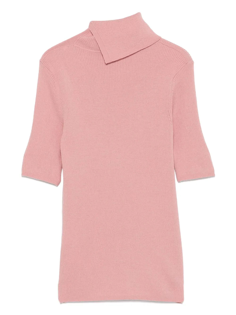 Ribbed-Knit T-Shirt