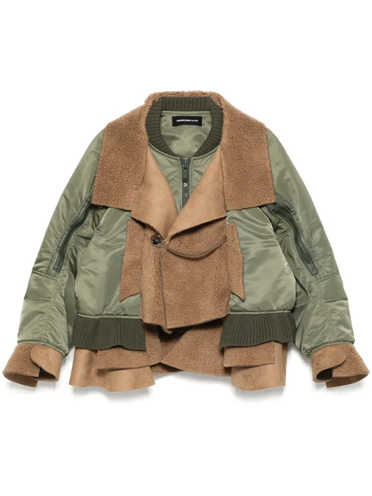 Panelled Bomber Jacket
