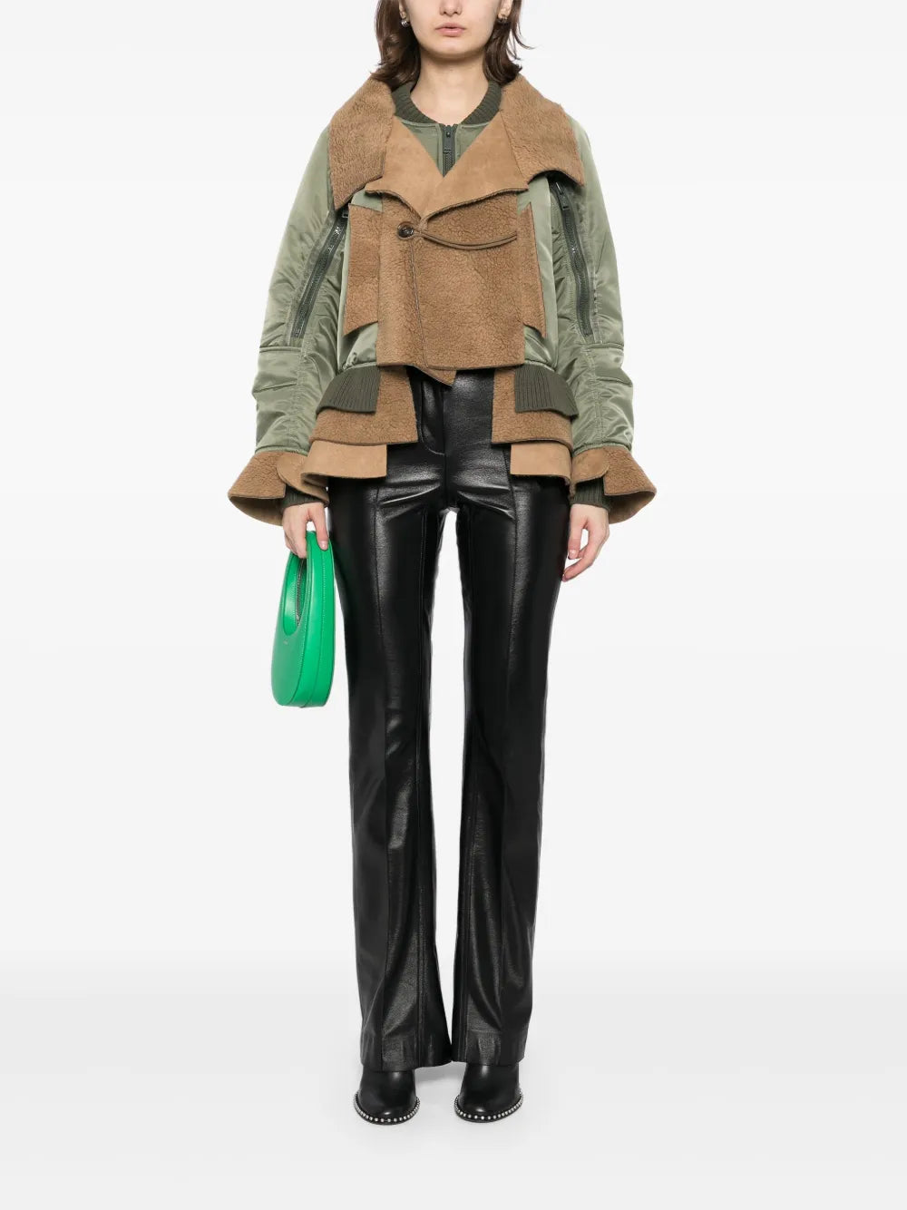 Panelled Bomber Jacket