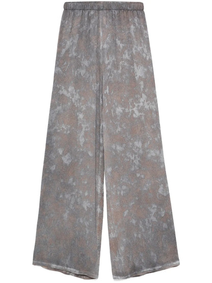 Textured Palazzo Pants