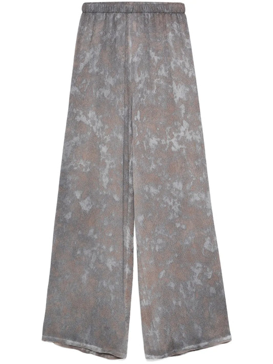 Textured Palazzo Pants