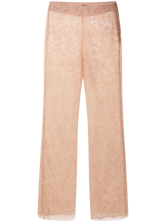 Lace Flared Trousers