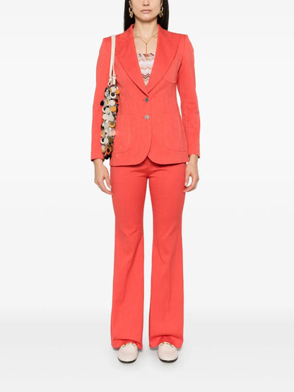 Paisley-Jacquard Blazer