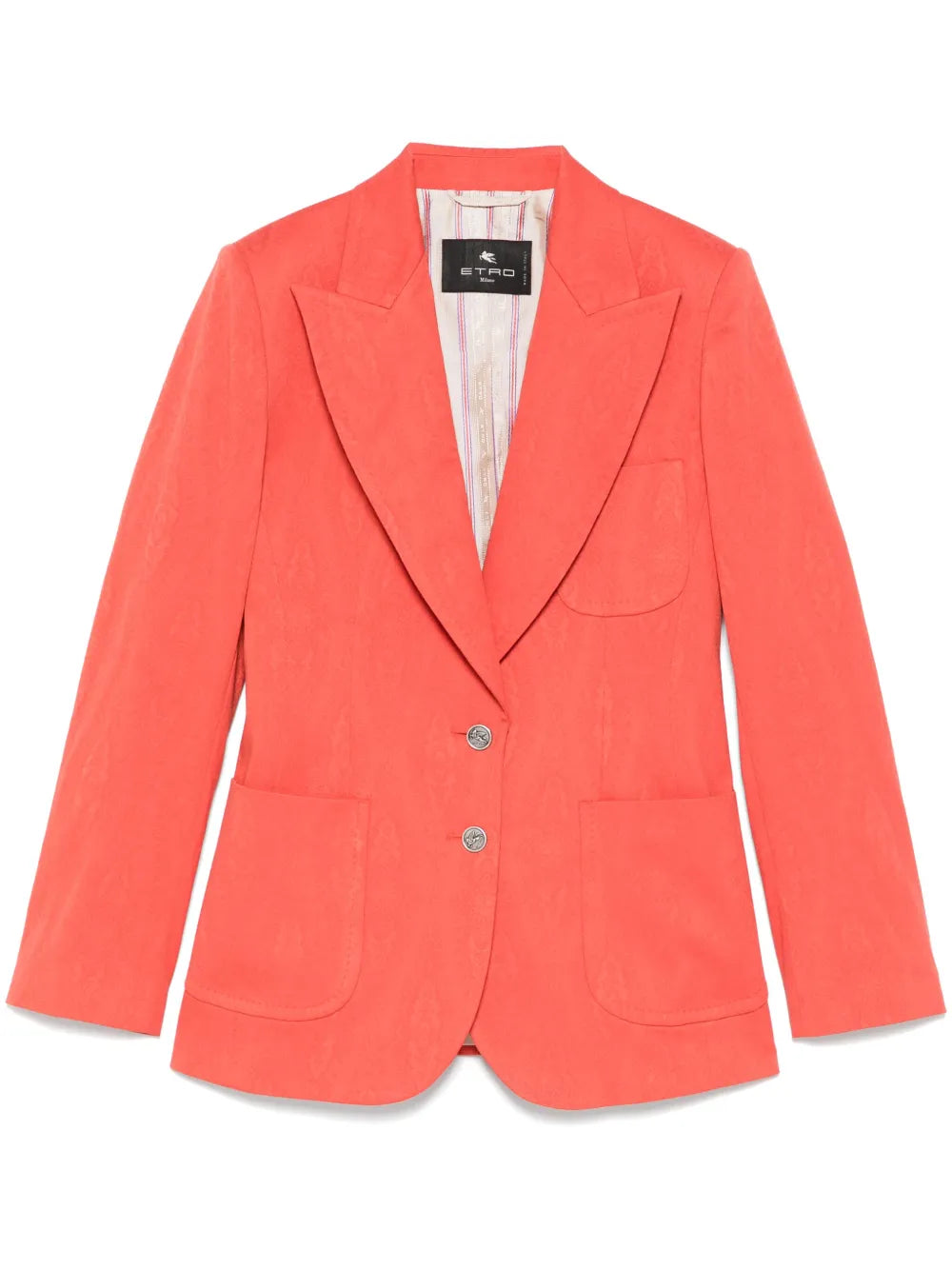 Paisley-Jacquard Blazer