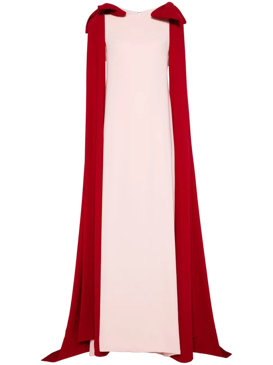 Bow-Detail A-Line Abaya