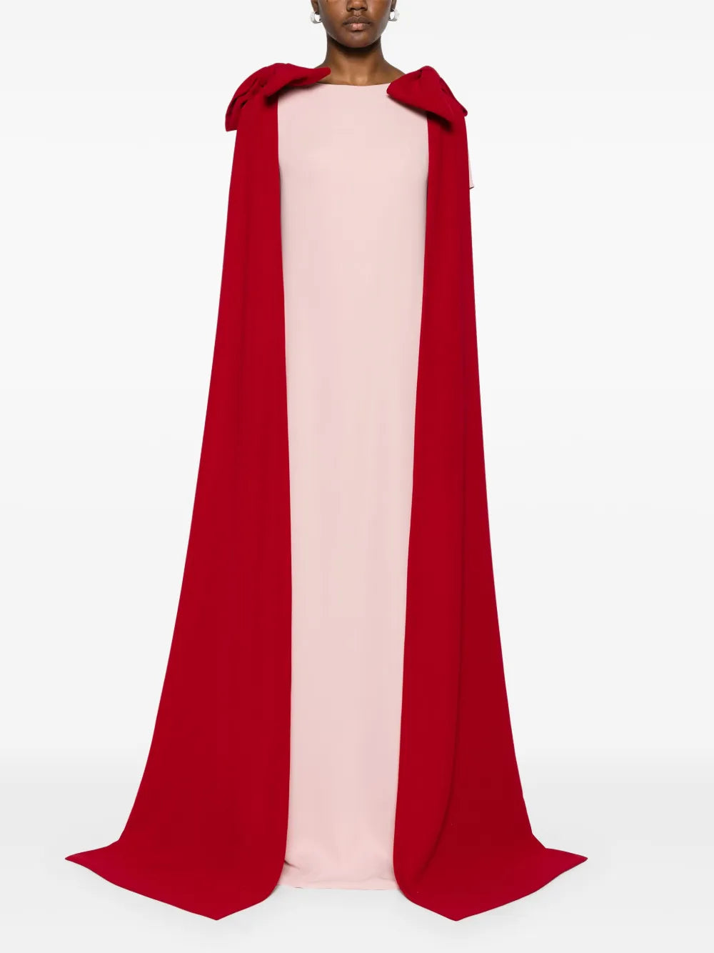Bow-Detail A-Line Abaya