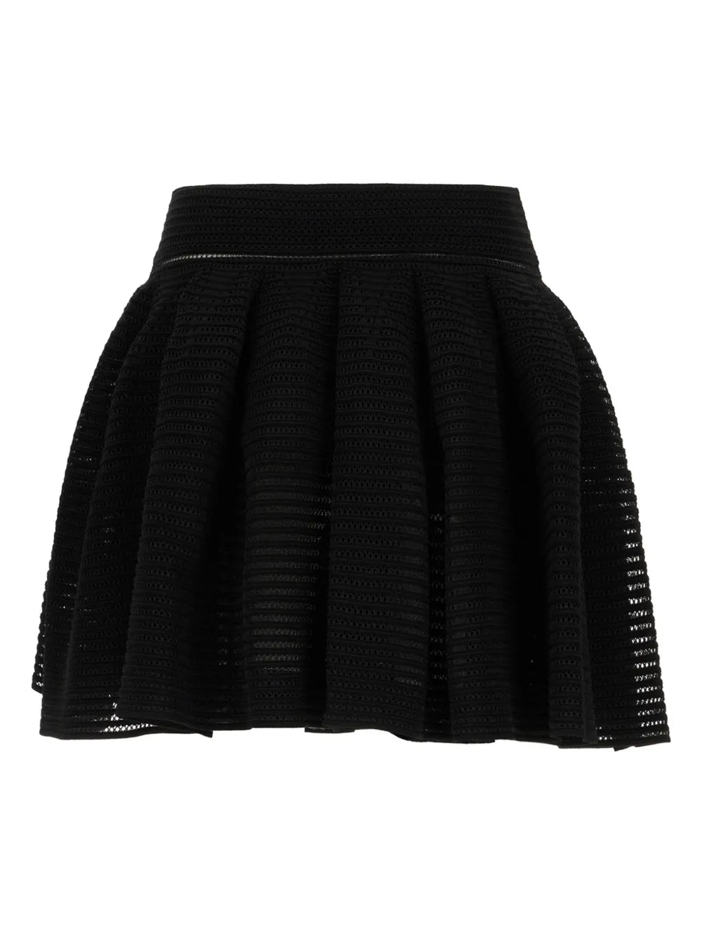 Crinoline-Knit Mini Skirt