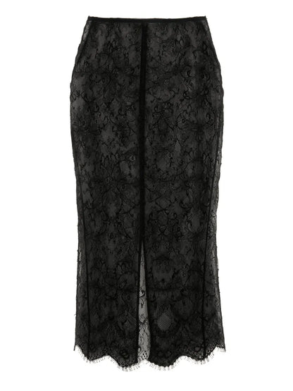 Chantilly-Lace Midi Skirt