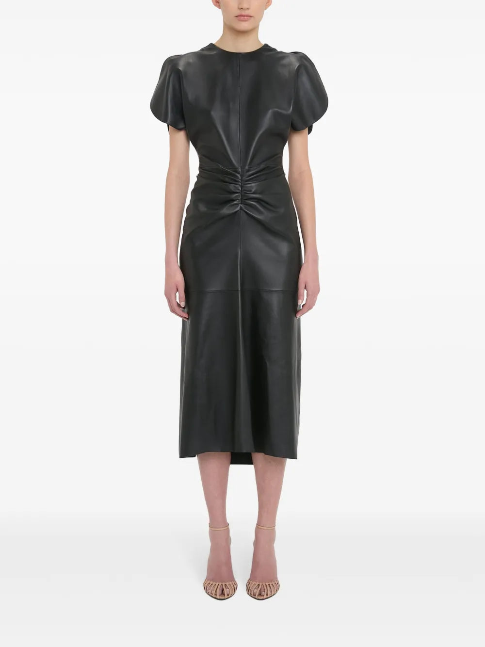 Gathered Midi Dress