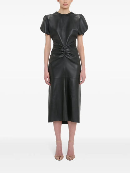 Gathered Midi Dress