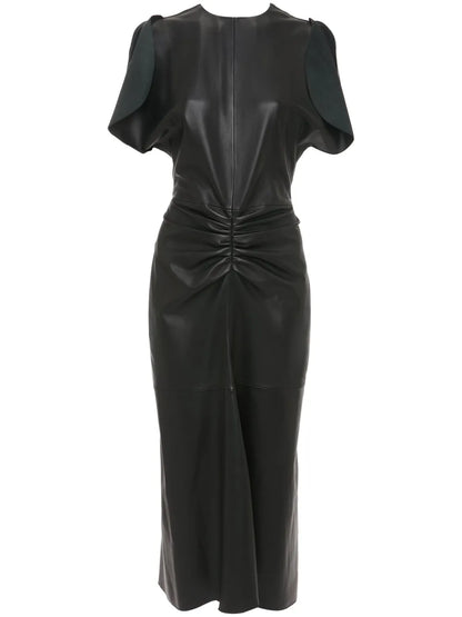 Gathered Midi Dress