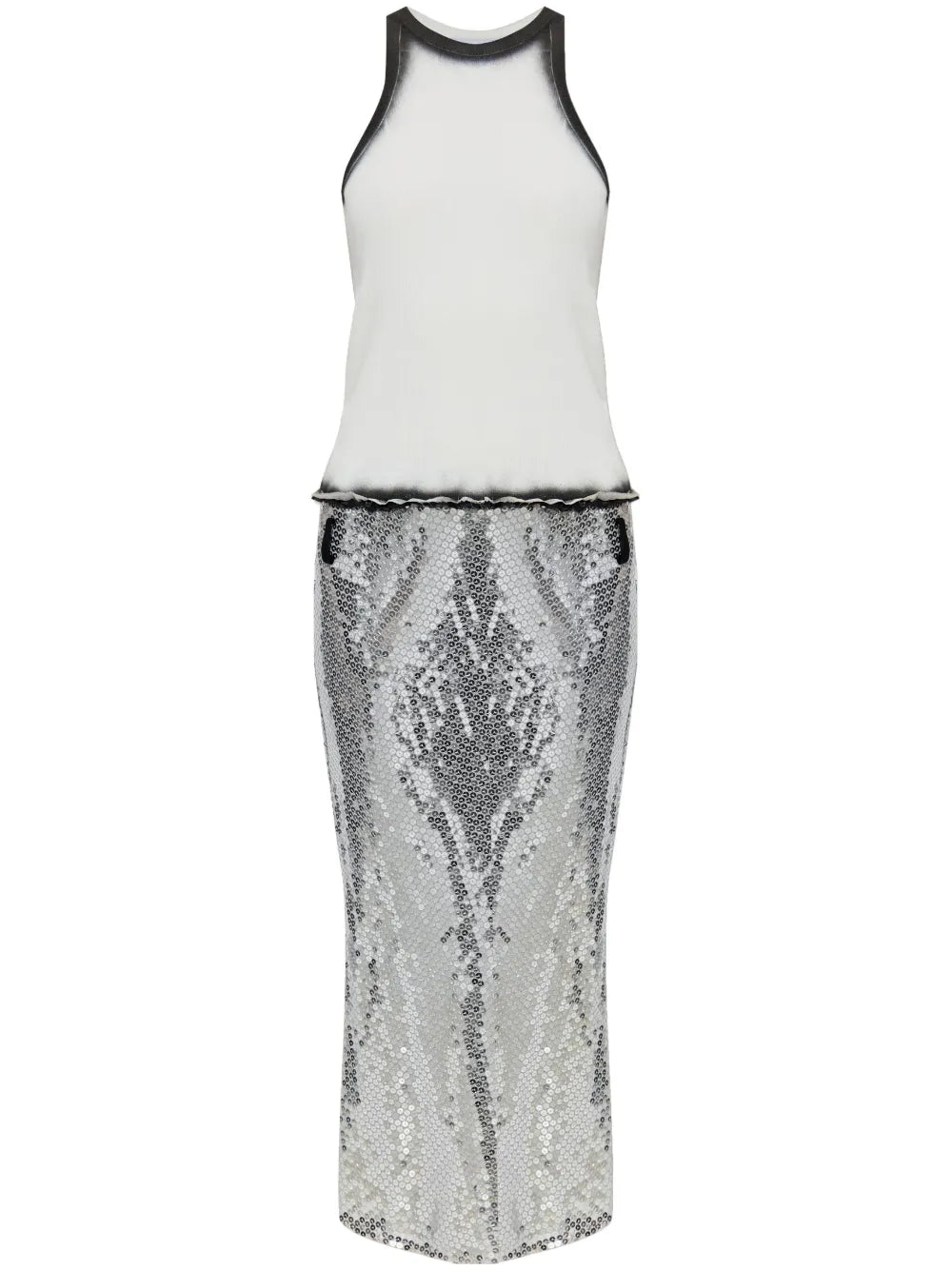 Panelled Midi Dress