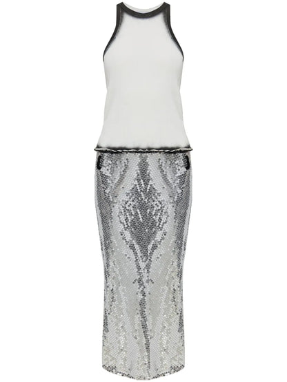 Panelled Midi Dress