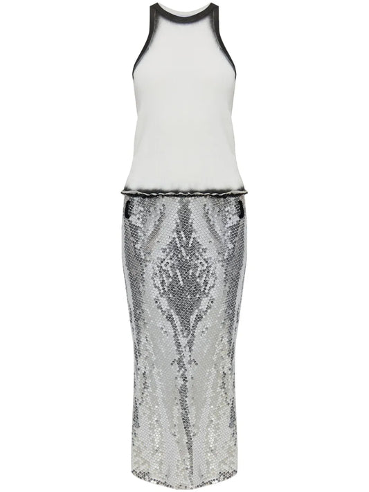 Panelled Midi Dress