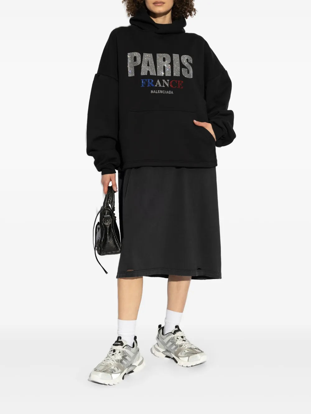 Logo-Studded Hoodie