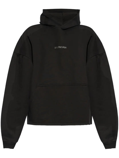 Logo-Studded Hoodie
