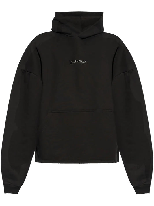 Logo-Studded Hoodie
