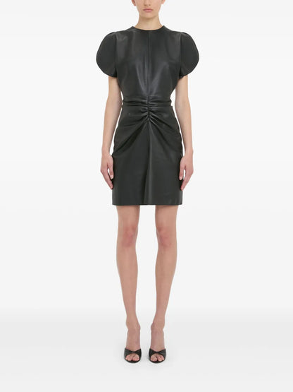 Gathered Mini Dress