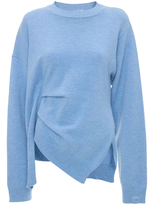 Gathered-Detail Sweater