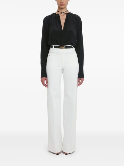 Gathered-Detail Blouse