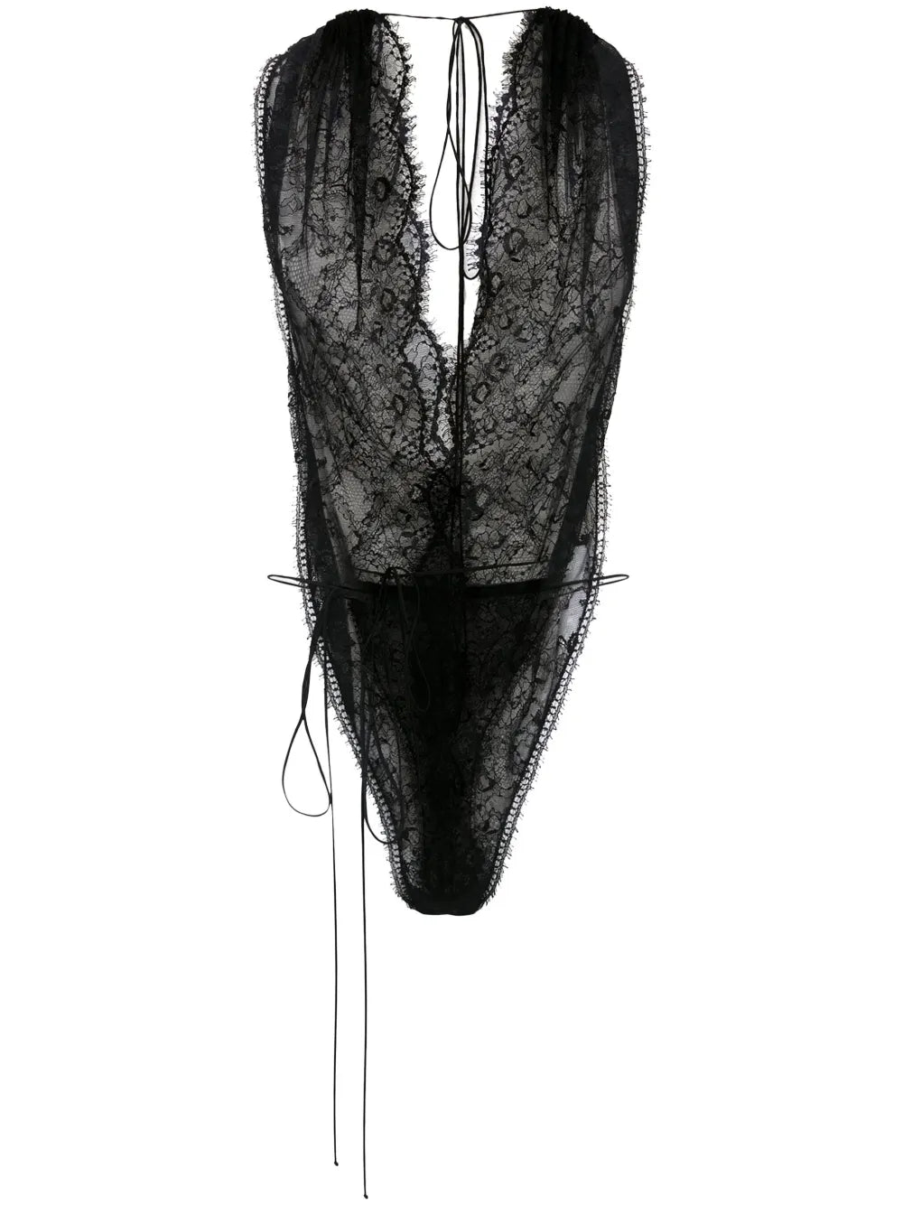 Halterneck Lace Bodysuit