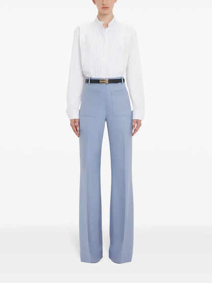 Cropped Tuxedo Shirt