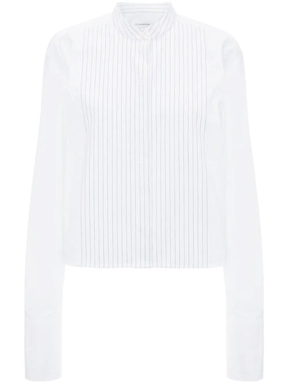 Cropped Tuxedo Shirt