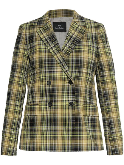 Checked Blazer