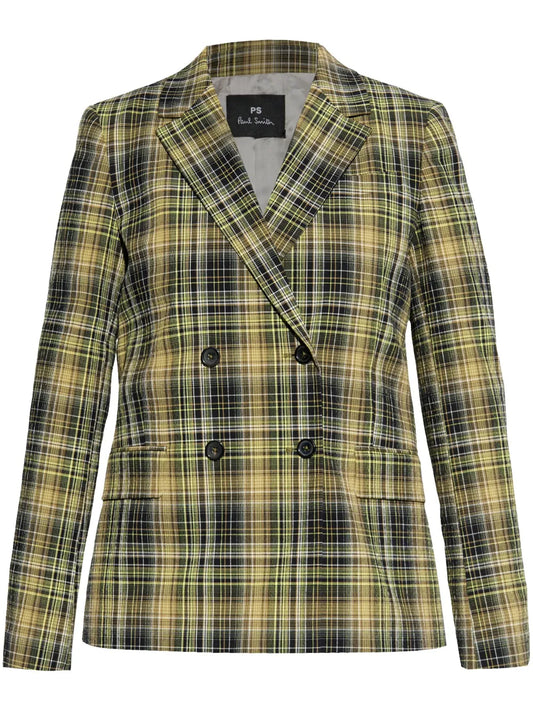 Checked Blazer