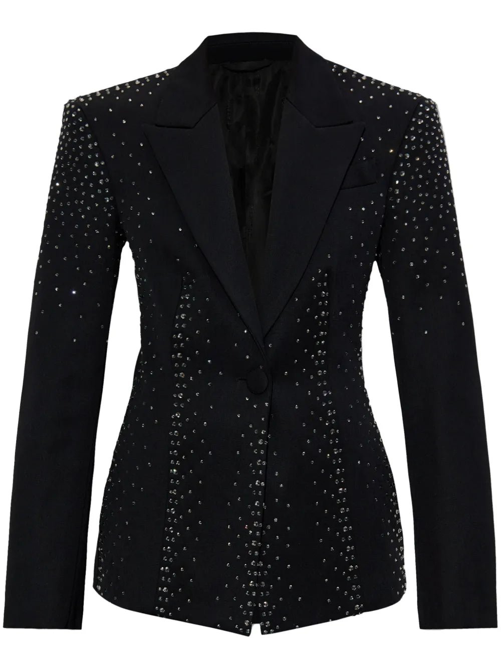 Crystal-Embellished Blazer