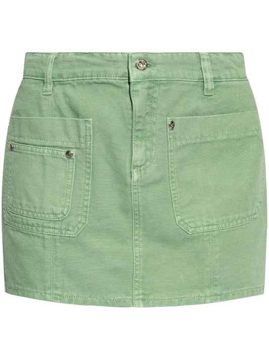 Cotton Mini Skirt