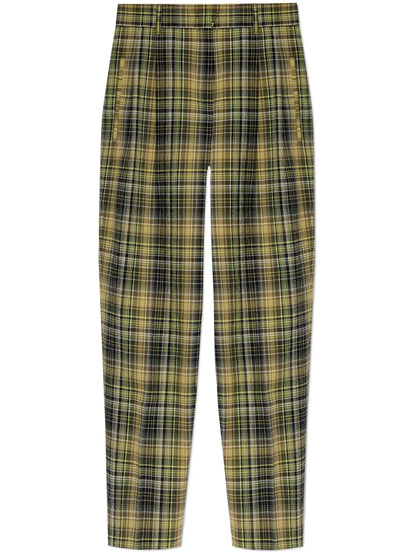 Checked Trousers