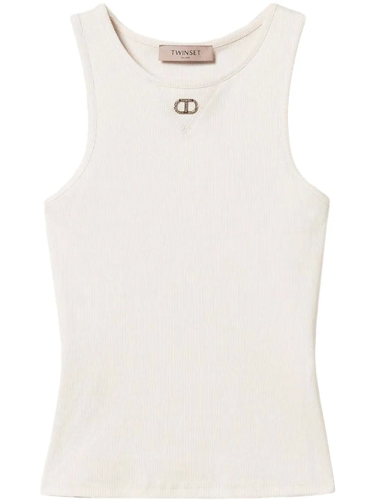 Oval T Ribbed Top