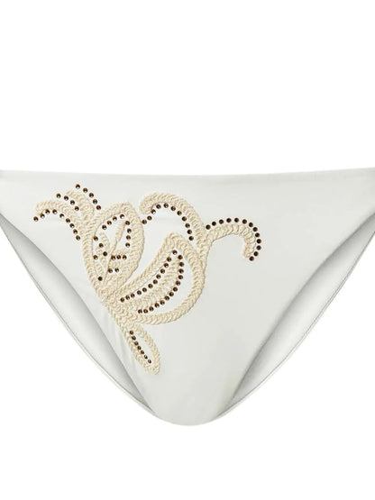 Tie-Fastening Bikini Bottom