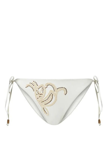 Tie-Fastening Bikini Bottom