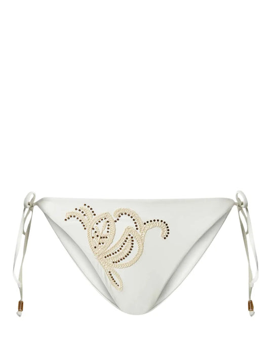 Tie-Fastening Bikini Bottom