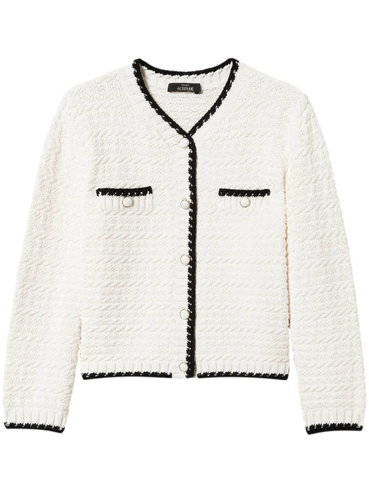 Jacquard Knit Jacket