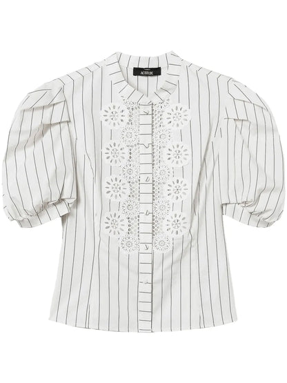 Embroidered Poplin Shirt