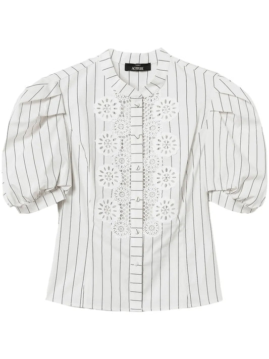 Embroidered Poplin Shirt