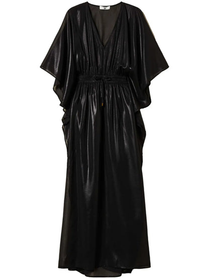 Semi-Sheer Kaftan Dress
