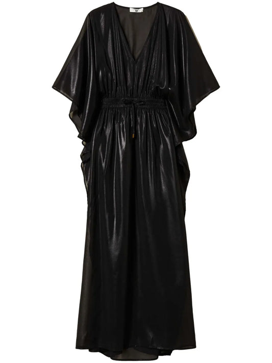 Semi-Sheer Kaftan Dress