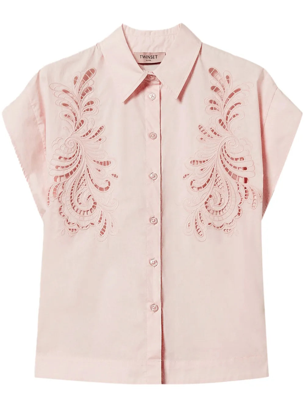 Embroidered Poplin Shirt