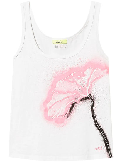 Floral-Print Tank Top