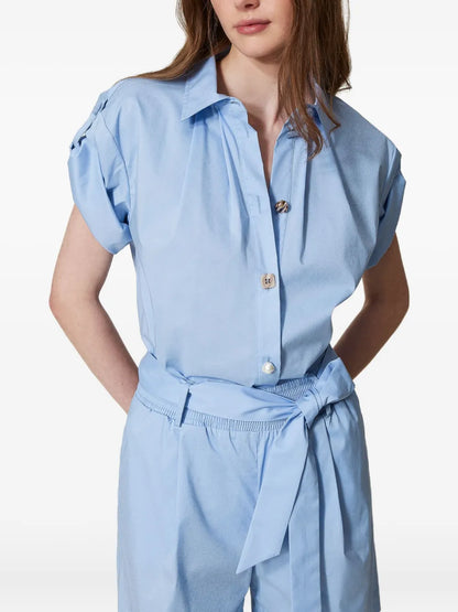 Turn-Up Sleeves Shirt