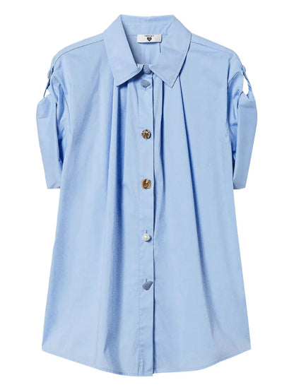Turn-Up Sleeves Shirt