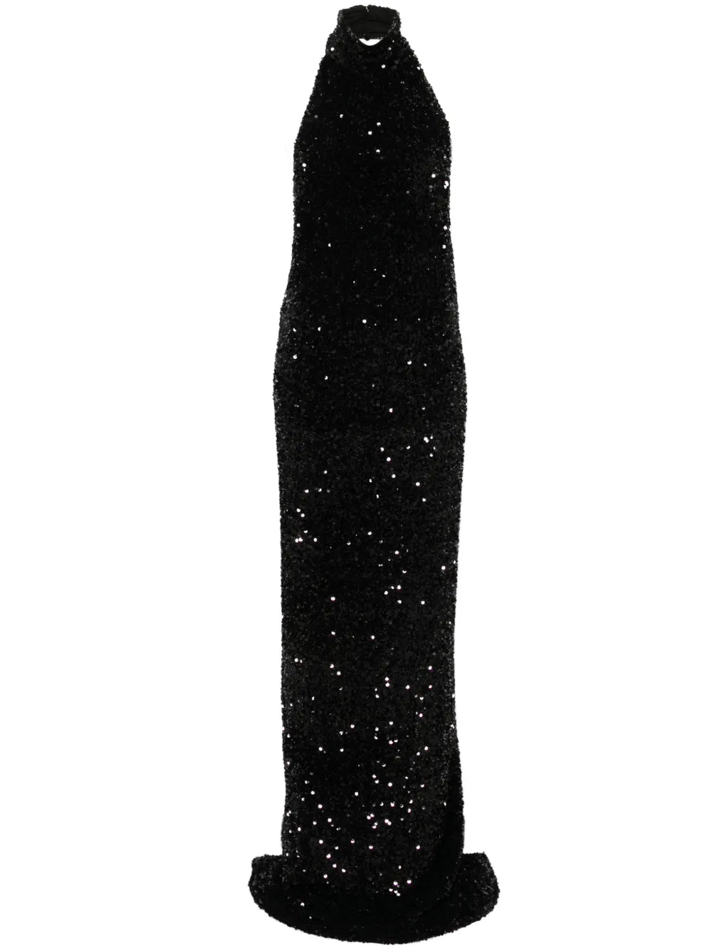 Sequin-Embellished Maxi Dress