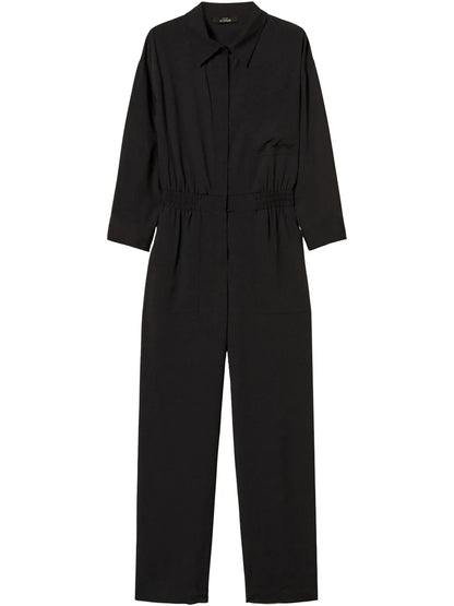 Crepe-De-Chine Jumpsuit