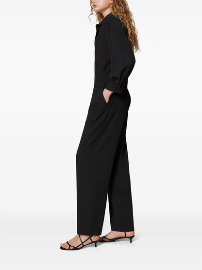 Crepe-De-Chine Jumpsuit