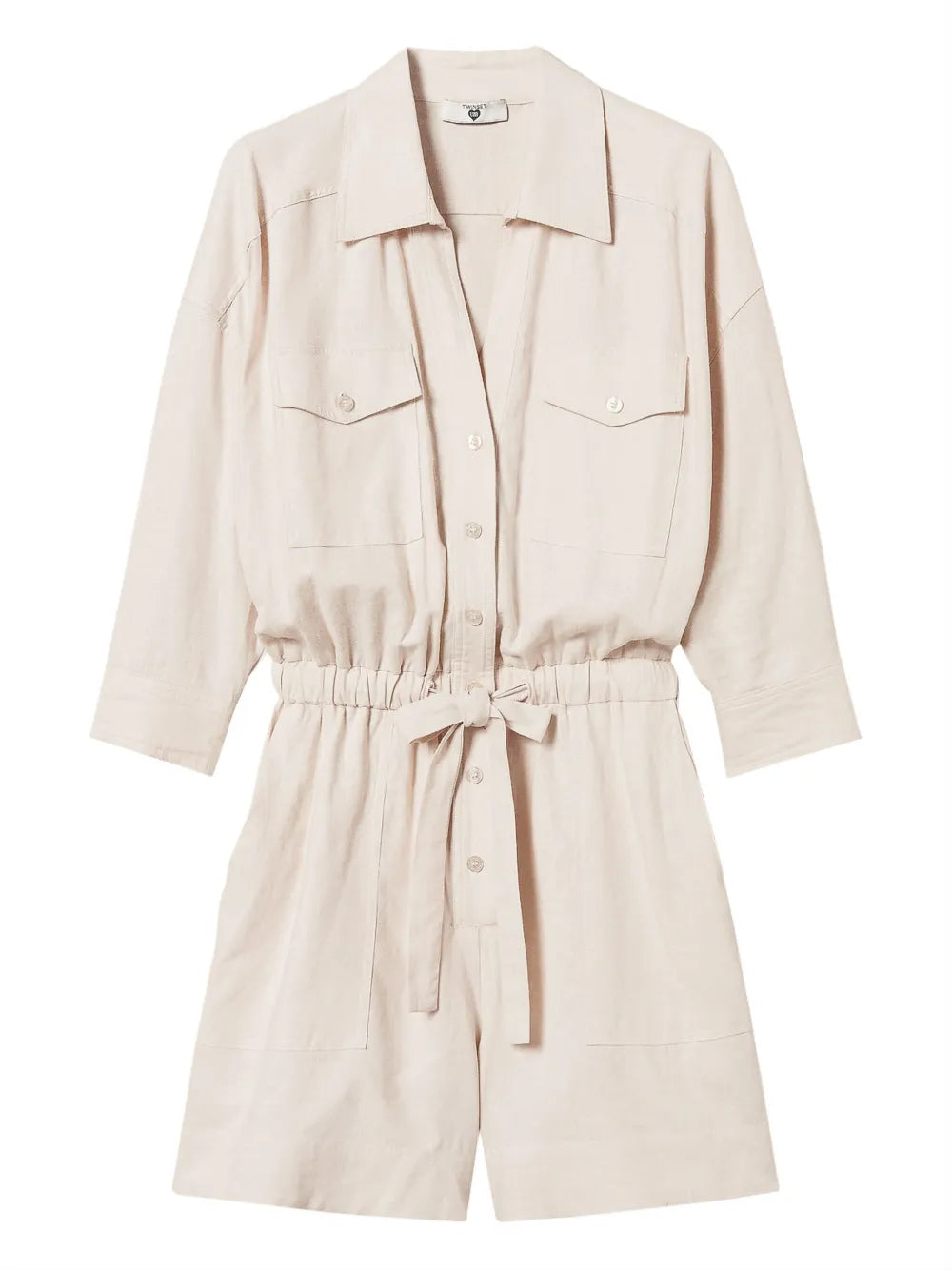 Logo-Plaque Playsuit